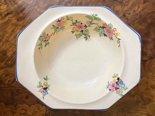 Vintage Royal Staffordshire Honeyglaze Floral Dish