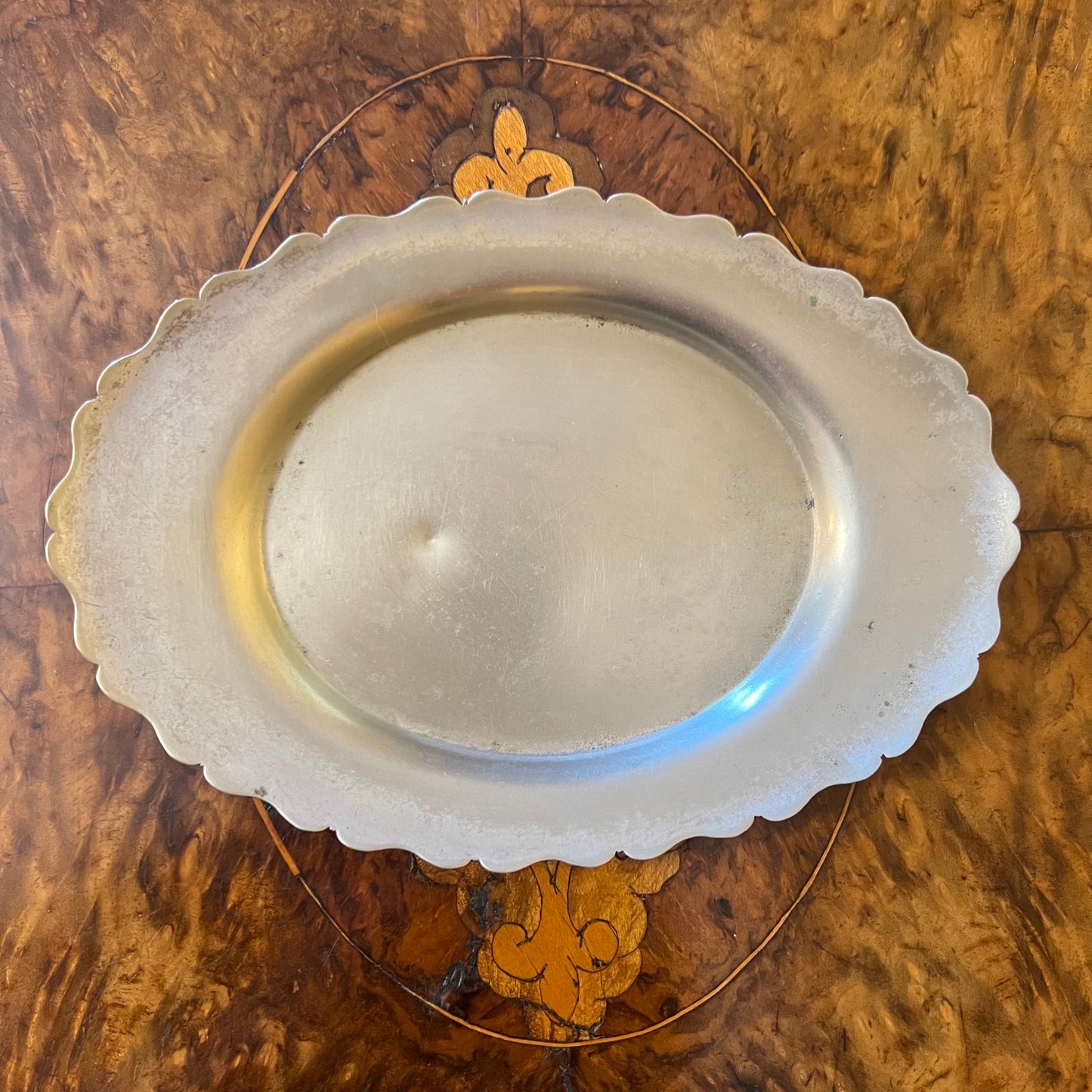 Vintage Silver Plated Gravy Boat Jug Tray