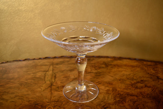 Vintage Stuart Crystal Bon Bon English Crystal Glass