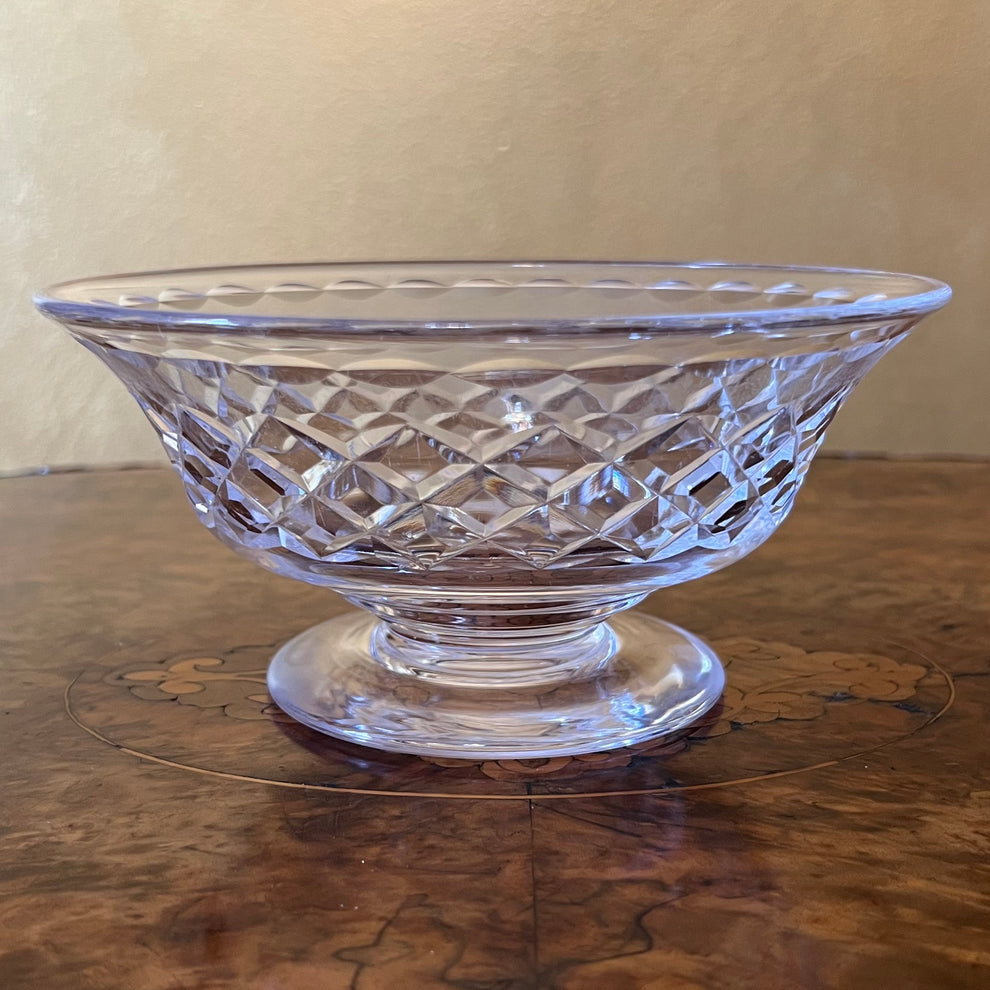 Vintage Stuart Crystal Bowl With Stand – Antiques Yeah