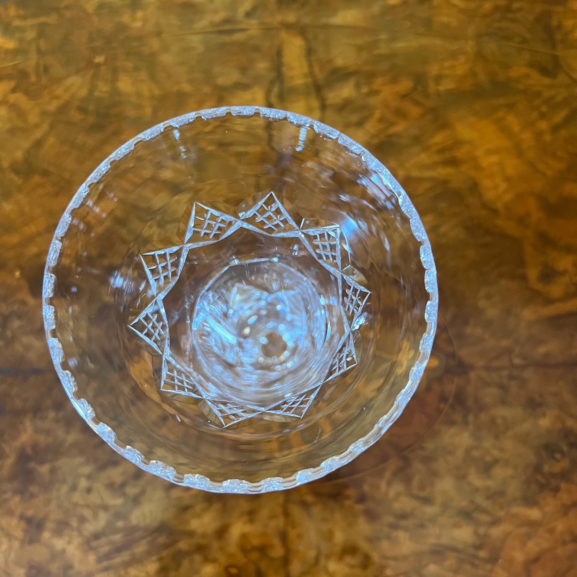 Vintage Stuart Crystal Cut Vase