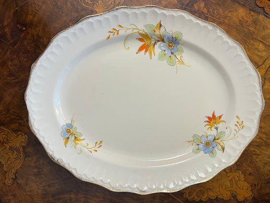 Vintage Swinnertons Staffordshire Luxor Vellum Serving Platter