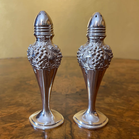 Vintage Viking Silver Plated Salt & Pepper Shakers