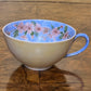 Vintage Yellow Floral Tea Cup