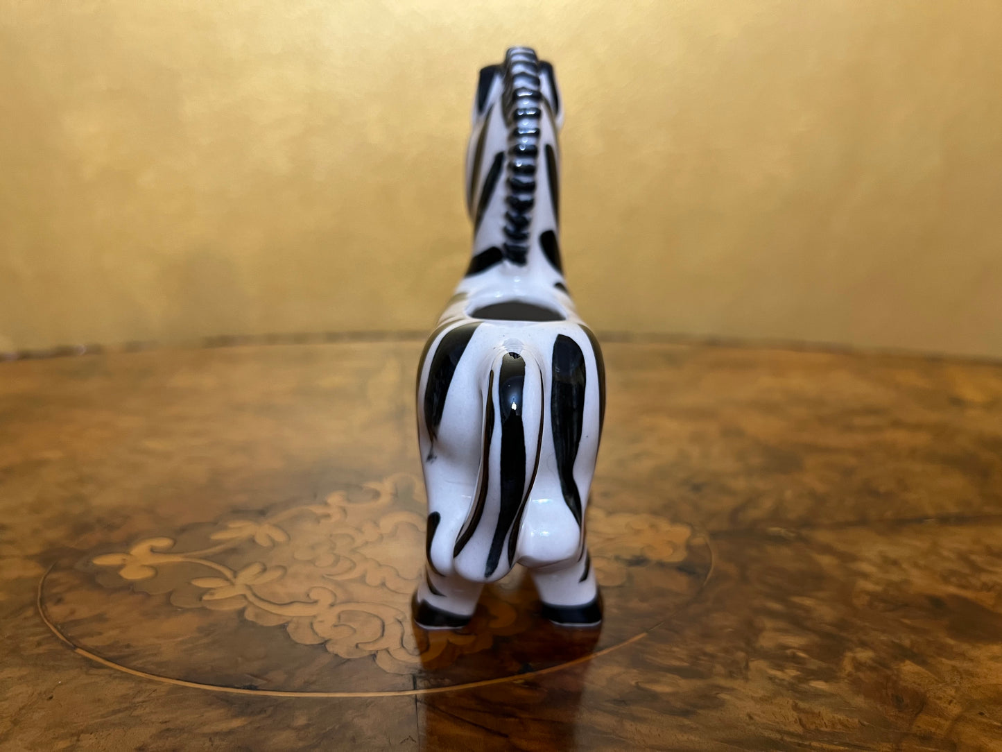 Vintage Zebra Figurine Ornament 