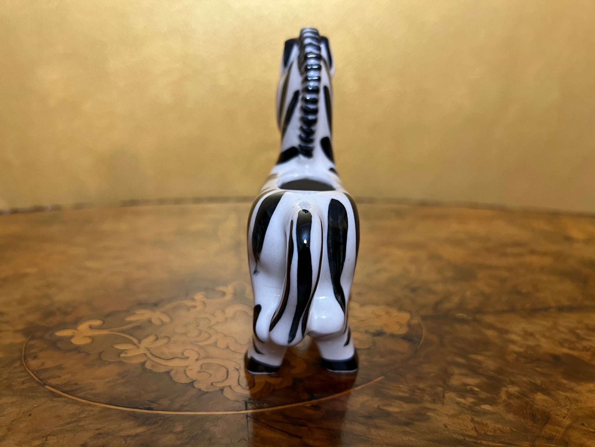 Vintage Zebra Figurine Ornament 