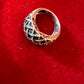 Vintager Sterling Silver Rope Detail Ring