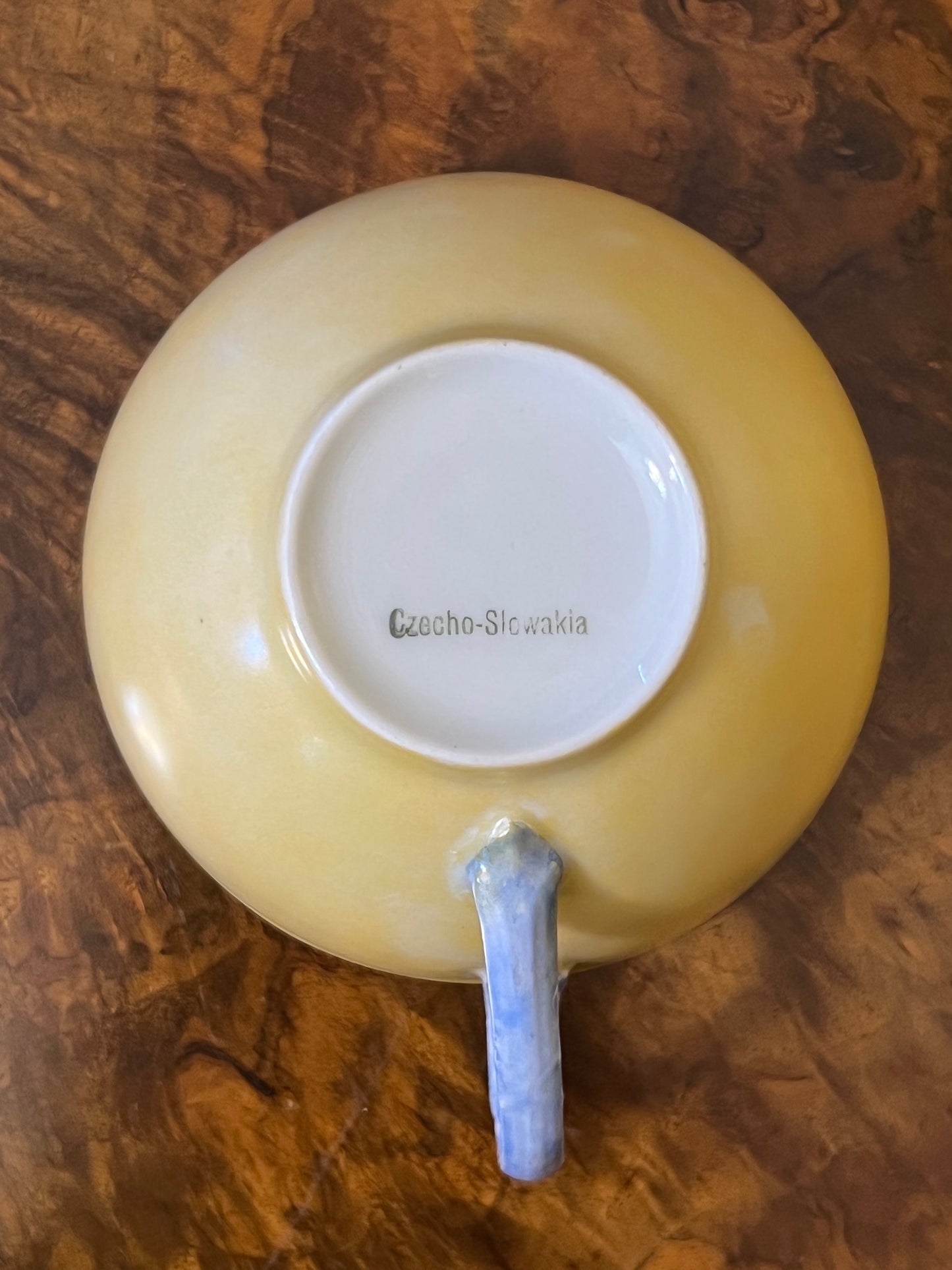 Yellow Floral Cup