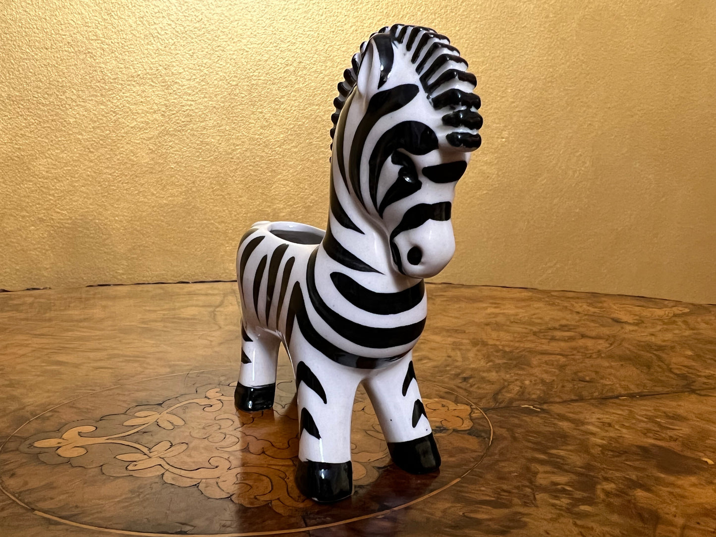 Zebra Pair Of Ornaments Figurine 
