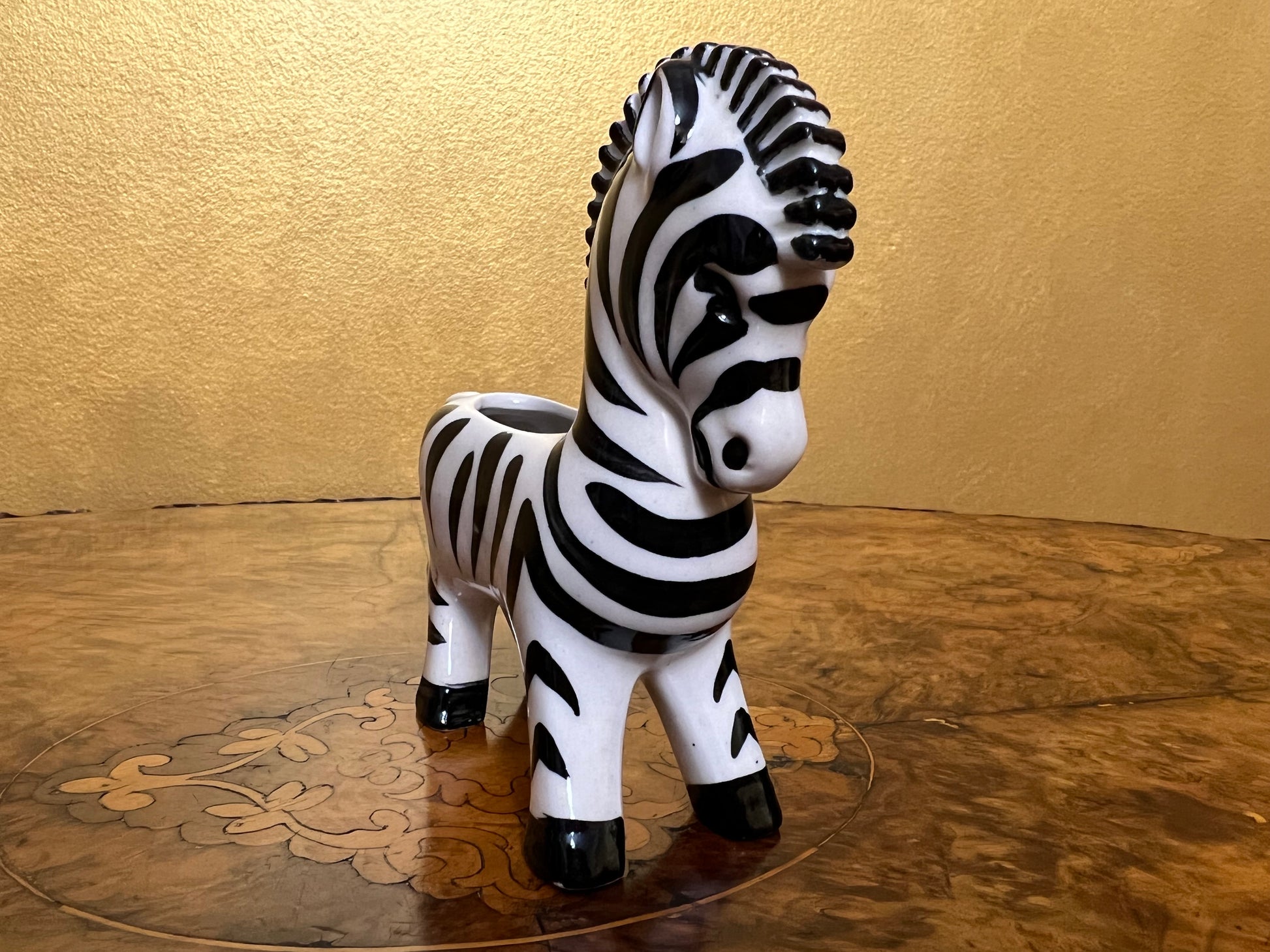 Zebra Pair Of Ornaments Figurine 