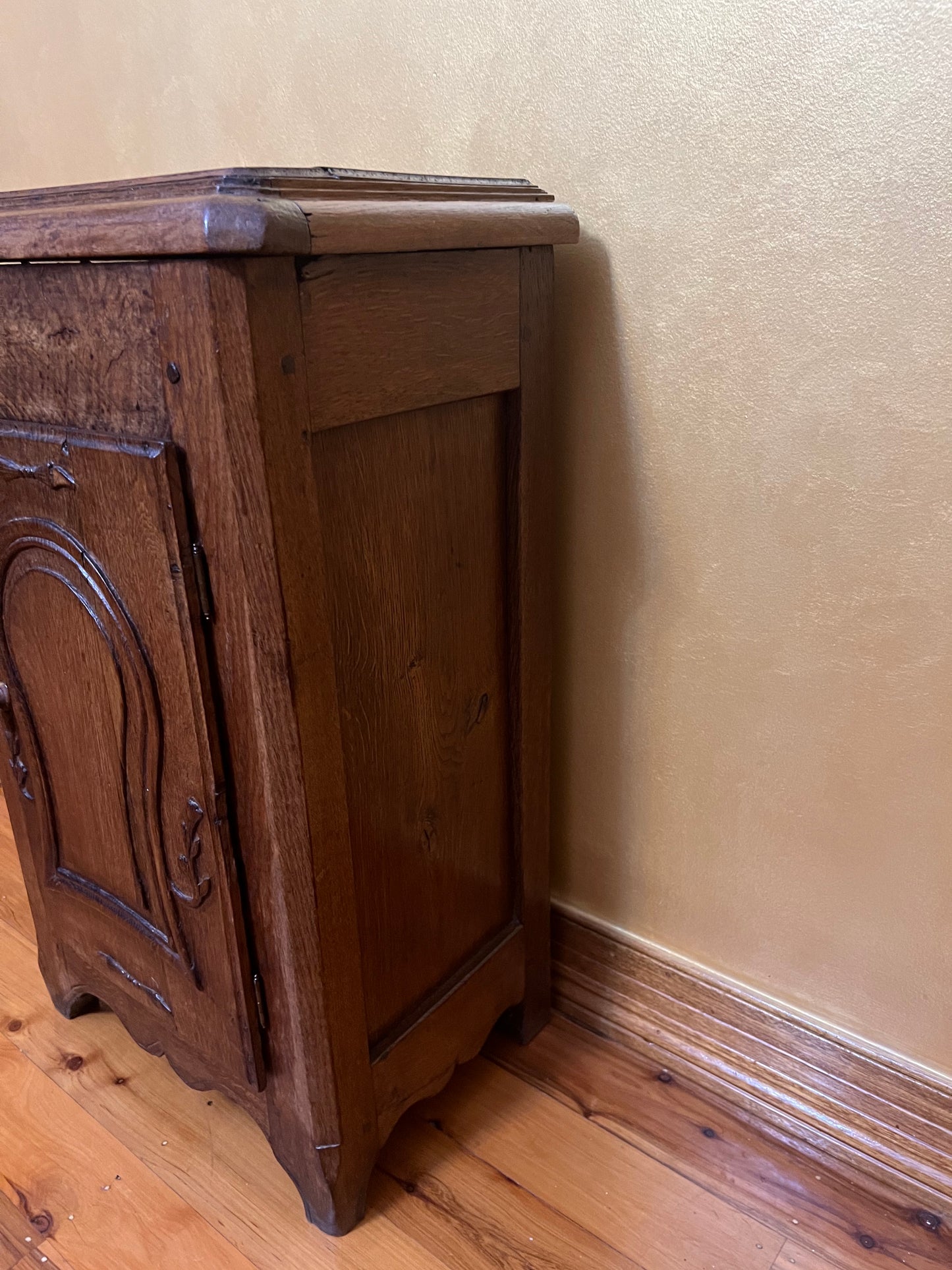 oak bedside table